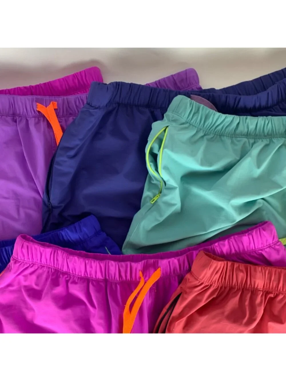 Lot of 7 Fabletics Multicolor Athletic Shorts Mens XL